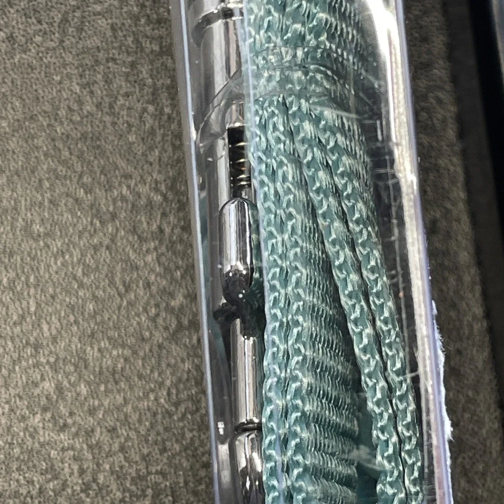 NEW Azuza Dog Collar and Leash Set Medium -‎ Teal